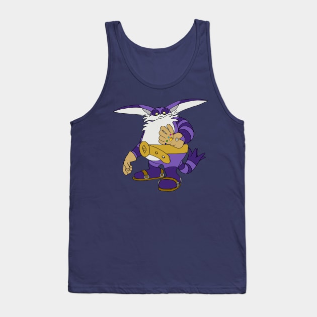 Big the Cat and the Infinity Gauntlet Tank Top by penciltrooper